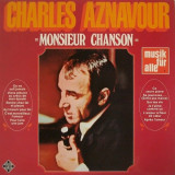 Vinil LP Charles Aznavour &ndash; Monsieur Chanson (-VG), Pop