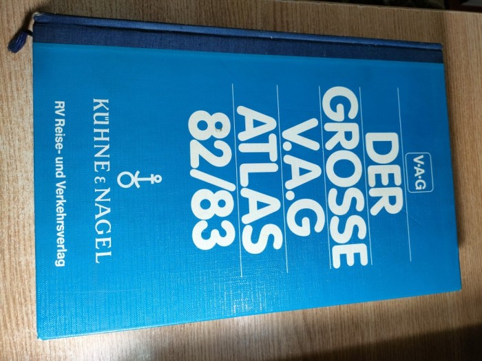 Der Grosse V.A.G. Atlas 82/83 (RV Reise- und Verkehrsverlag GmbH Berlin/Stuttgart, 1982)