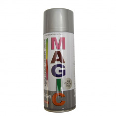 Spray vopsea MAGIC Gri Platin D69 , 400 ml. foto