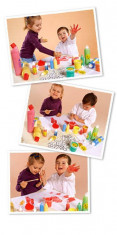 Vopsea pentru pictura cu degetele - MAXI PlayLearn Toys foto