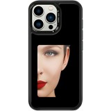 Husa pentru Apple iPhone 15 Pro Max, OEM, Display Customized E-Ink (4inch), Neagra