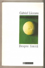 Gabriel Liiceanu-Despre limita foto