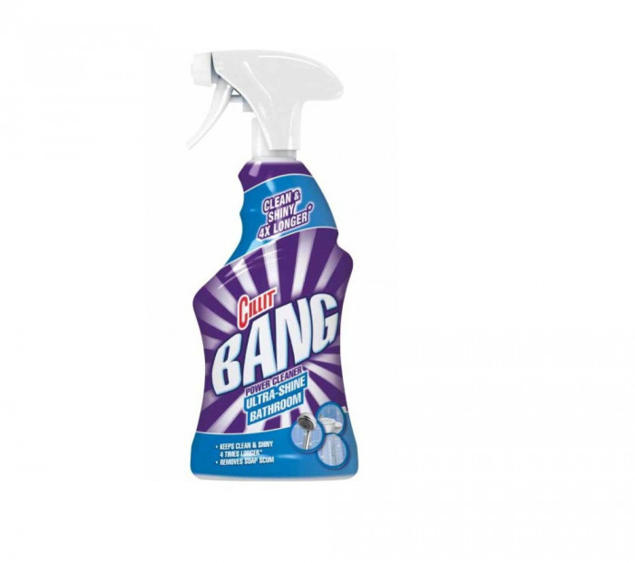 Detergent spray pentru baie, Cillit Bang Power Cleaner Ultra-Shine Bathroom, 750 ml
