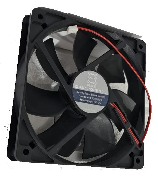 Ventilator FMT Fengmaoteng DFS1202512L DC 12V 120x120x25mm 2 fire