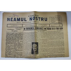 NEAMUL NOSTRU , MARE SAPTAMANAL ROMANESC , ANUL I , NO.3 , 18 MARTIE , 1943