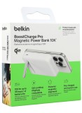 Belkin 10k Qi2 Magsafe Power Bank Compatible With Kickstand White