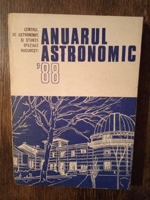 ANUARUL ASTRONOMIC 1988 foto