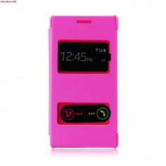 Husa Flip S-View window Sony Xperia Z1 (L39H) Pink