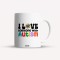 Cana alba personalizata I love someone with autism, INOVATIX&reg;. 330ml