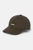K-Way șapcă de baseball din bumbac culoarea verde, cu imprimeu, K8132SW