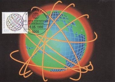 C1029 - Germania 1990 - Stiinta carte maxima foto