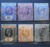 SIERRA LEONE GEORGE V, Stampilat