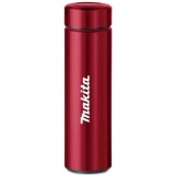 Makita PROMO528 - Termos metalic rosu dotat cu 2 straturi din metal si infuzor de ceai