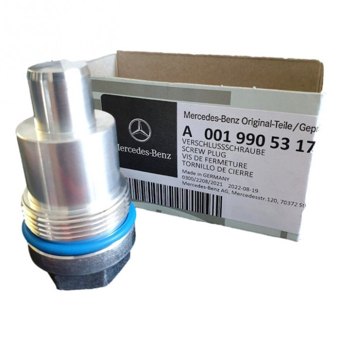 Dop senzor presiune u , Mercedes-Benz, Pentru motoare OM651, Argintiu