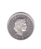 Moneda Elvetia 10 rappen 2016, stare buna, curata