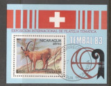Nicaragua 1983 Tembal 83 perf. sheet Mi.B149 used TA.075, Stampilat