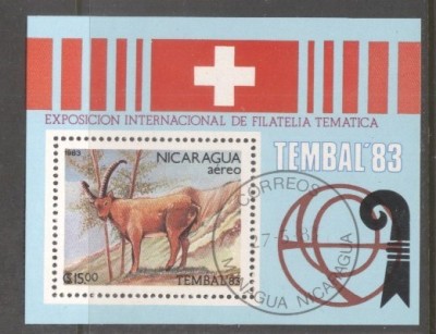 Nicaragua 1983 Tembal 83 perf. sheet Mi.B149 used TA.075 foto