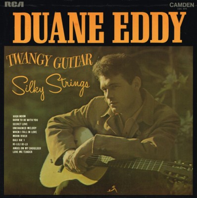 Vinil Duane Eddy &amp;lrm;&amp;ndash; Twangy Guitar Silky Strings (VG+) foto