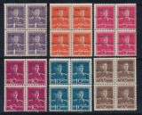 1944 ROMANIA Emisiunea locala Tg Mures seria 6 timbre postale neuzate MNH bloc 4, Istorie, Nestampilat