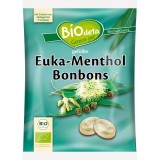 Bomboane Bio cu Eucalipt si Mentol Biodeta 75gr