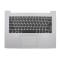 Carcasa superioara cu tastatura palmrest Laptop, Lenovo, IdeaPad 320-14IAP Type 80XQ, 5CB0N82229, AP13N000310, AM13N000100, DG421, argintie, layout US