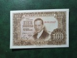 SPANIA 100 PESETAS 1953 SUPERBĂ