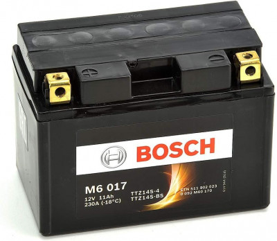 Baterie Moto Bosch M6 Factory Activated 11Ah 230A 12V TTZ14S-BS 0 092 M60 170 foto