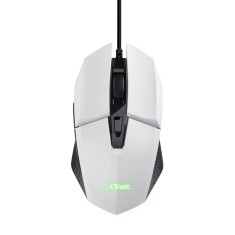 MOUSE Trust GXT109W FELOX 6400 DPI, alb &quot;TR-25066&quot; (timbru verde 0.18 lei)