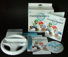 Set MARIO KART joc+volan Wii original Nintendo Wii classic,Wii mini Wii U foto