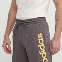 adidas pantaloni scurti barbati, culoarea gri, IS1388