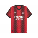 Tricou Fotbal Puma Replică AC MILANO Teren propriu 23/24 Copii