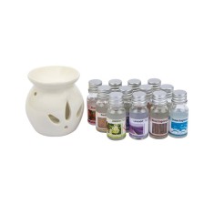 Set Suport si 12 uleiuri parfumate, ATU-086012 foto