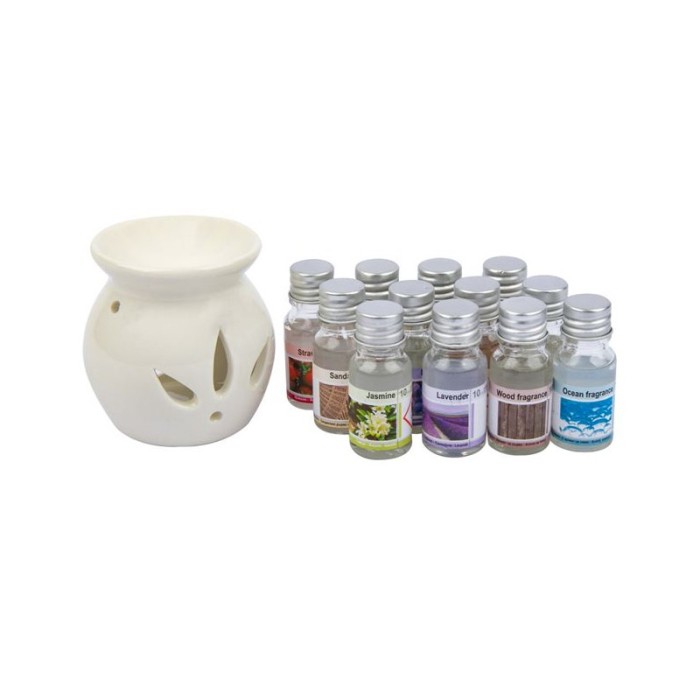 Set Suport si 12 uleiuri parfumate, ATU-086012