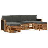 vidaXL Seturi de canapele Lemn Solid de Acacia 3384673