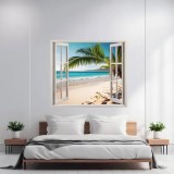 Folie imprimata color pentru decor perete locuinta, dimensiune 125 x 110cm, model: VIEW TO HAVEN 40, AVEX