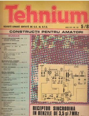 C10371 - REVISTA TEHNIUM, 5/1982 foto