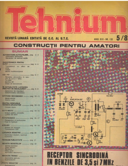 C10371 - REVISTA TEHNIUM, 5/1982