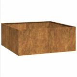 Cumpara ieftin Jardiniera Rusty 100x100x40 cm Otel pentru intemperii