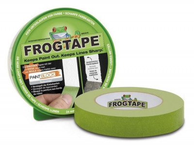 Banda izolatoare hartie verde FrogTape, pentru mascat suprafete vopsit 24mmx41.1m AutoDrive ProParts foto