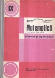 K. Teleman, M. Florescu, C. Radulescu, D. Moraru, E. Statescu - Matematica.