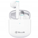 Cumpara ieftin Casti audio In-Ear Tellur Aura, True Wireless, Bluetooth, Alb