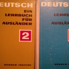 Gertraud Heinrich - Deutsch ein Lehrbuch fur Auslander, 2 vol. (editia 1968)