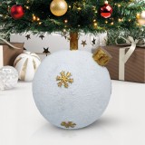 Suport pentru brad de Craciun - glob decorativ - piatra artificiala - 41 x 41 x 47 cm