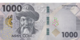 Bancnota Kyrgyzstan 1.000 Som 2023 - PNew UNC