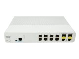 Switch Cisco WS-C2960C-8TC-L, 8 porturi de 100, 2 porturi de 1000, 2 porturi combo SFP, gestionat