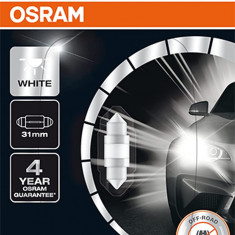 Bec auxiliar Osram LED 12V (C5W 31 mm) white 6000K blister 1 bucata