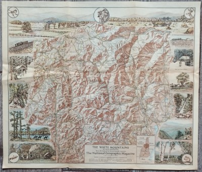 The White Mountains of New Hampshire// The National Geographic Magazine, 1937 foto