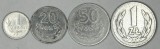 POLONIA LOT / SET : 4 buc , 1 grosz + 20 + 50 groszy + 1 Zlot 1949 [2]