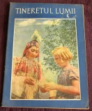 Revista Tineretul lumii Nr. 8 / 1954, propaganda comunista, caricaturi BD in RPR