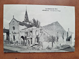 Carte postala, Guerre 1914, Herimenil, un coin de village, inceput de secol XX